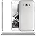 Produktbild zanasta Samsung Galaxy J5 (2016) Hülle, Premium Schutzhülle Soft Flex Silikon Carbon Case TPU Slim Cover Handyhülle | Metallic Silber