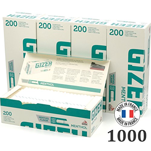 Gizeh MENTHO TIP Filterhülsen 5 x 200 Stk.