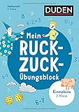 Mein Ruckzuck-Übungsblock Einmaleins 2. Klasse: bis 100 by unbekannt