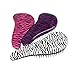 Anself Professional Beauty Zebra Stripe Hair Brush Comb Salon Styling Tool White