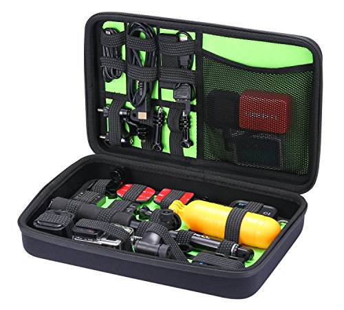 Luxebell® Gopro Fall für Gopro Hero 4/3 + / 3 / 1.2 SJ4000 Sj5000 und Sport-Kamera - Travel & Haushalt Case - Halten Sie Ihre Sport-Kamera und Zubehör Organisiert