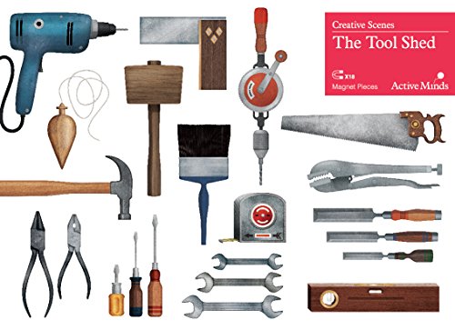 The Tool Shed - Creative Scene™: Easy Magnetic Puzzle for Elderly People Living with Dementia / Alzheimer’s by Active Minds®