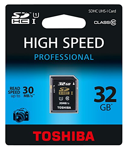 Toshiba SD-T032UHS1(BL5 Class 10 SDHC 32GB Speicherkarte
