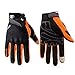 Produktbild XBECO Erwachsene Männer Casual Motocross Rutschfeste Rutschfeste Atmungs Reiten Racing Lokomotive Vollfinger Handschuhe Männer Sommer Ritter Ausrüstung,Orange,XXL