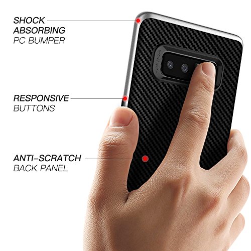 Samsung Galaxy Note 8 Funda  Myriann 2 en 1 Hybrid Anti Fingerprint Slim Fit Soft TPU Cubierta con Pl  stico Duro Resistente a los Par  sitos Scratch Phone Case for Galaxy Note 8