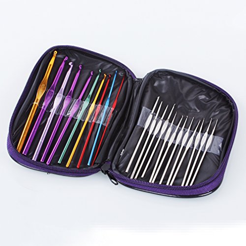 *Versand aus Deutschland*22 St. Häkelnadel Stricknadeln Set Nadelset Nadel Häkeln mit Etui