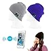 Produktbild Aventus Asus Zenfone Zoom ZX551ML (Blue) Unisex Bluetooth Beanie Hut Wintermütze mit integriertem Stereo-Kopfhörer