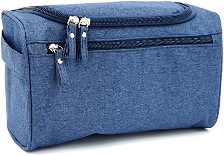 Hanging Men's Travel Toiletry Bag Wash Bag Shaving Dopp Kit - Grooming &amp; Travel Size Toiletries (Oxford cloth / Blue)
