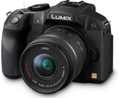 Panasonic LUMIX G DMC-G6KEG-K Systemkamera (16 Megapixel, 3 Zoll Touchscreen, OLED Sucher, dreh- und schwenkbares LC-Display) mit Objektiv H-FS14042E schwarz Panasonic LUMIX G DMC-G6KEG-K Systemkamera (16 Megapixel, 3 Zoll Touchscreen, OLED Sucher, dreh- und schwenkbares LC-Display) mit Objektiv H-FS14042E schwarz