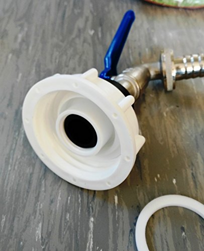 CMS60133MK992146S Auslauf Kugelhahn S60x6 + Stecker mit + 1/2“ Schlauchkupplung Schnellkupplung mit Wasserstop passend für Gardena, IBC-Container-Zubehör-Regenwasser-Tank-Adapter-Fitting-Kanister-Fass-Wasser - 3