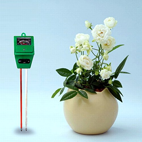 Pixnor ® 3 in 1 PH Boden Tester Wasser Licht Test Feuchtemessgerät für Garten Pflanze Blume Gras Rasen - 3