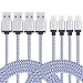 Produktbild MITE Kabel (4-Pack 2m) - Xcords Aluminum Ladekabel Lightning auf USB für Apple iPhoneX/8/8 Plus/7/7 Plus/6s/6s Plus/6/6 Plus/5s/5c/5/SE, iPad Mini 2/3/4/Air Grau, mite-002