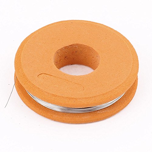 sourcingmap® Nichrom 80 Runddraht 0,2mm 32 Spule AWG 10,58Ohm/ft Widerstandsdraht Heizdraht