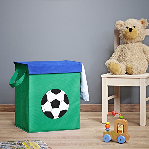 FABELBUNT® faltbare große Spielzeugkisten mit bunten Motiven und Deckel (37x 30x 26cm) - 2
