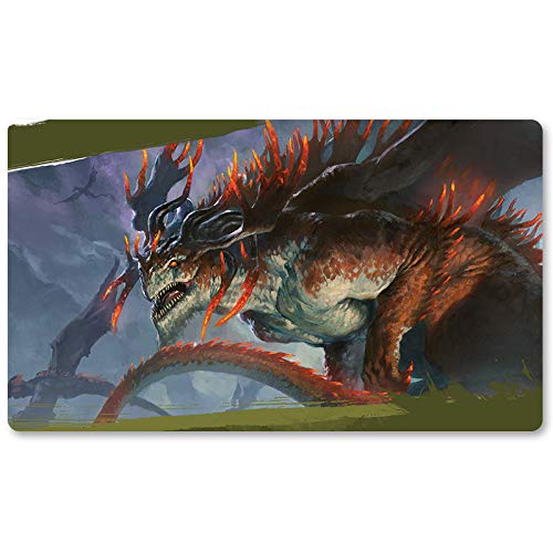 Preisvergleich Produktbild Dragon Atarka – Brettspiel MTG Spielmatte Tischmatte Spielmatte Spielmatte Spielmatte Größe 60 x 35 cm Mauspad Spielmatte für Yugioh Pokemon Magic The Gathering