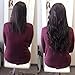 Deluxe Double Weft Remy Human Hair Clip in Extensions Full Head Set 8 Pieces 10"-22" Grade 7A Real Natural Long Straight Silky Soft(18"-140g,#2 Dark Brown)