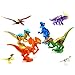 Produktbild Dinosaurier Spielzeug: T-Rex Double Ridge Drachen Tyrannosaurus Pterosaurier Piraten des Drachen Triceratops Raptor, Greshare 8x Jurassic World Dinosaurier Ziegelblöcke, 8 x Dinosaurier Spielzeug Bausteine (GS-002)