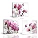 Produktbild Piy Painting 3 Teilig Bilder Blumen Orchidee Wandbild Dekoration, Bilder auf Leinwand, Wandbild Kunstdruck Fertig zum Aufhängen und Kunstdrucke auf Leinwand Wanddeko für Küche Weihnachten Geschenk