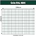 Produktbild Gittermatte Doppelstabmatte Grün RAL 6005/Höhen 83cm - 203cm x Breite 250cm/Drahtstärke 6/5/6mm/Maschenweite 50 x 200mm (Grün, 203cm)