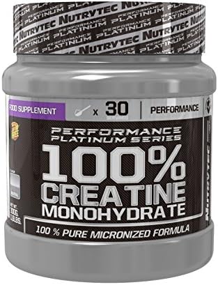Nutrytec Sport Unisex Creatine Monohydrate Kiwi-Strawberry Flavour Powder Mix G, Multicolour, 300 g