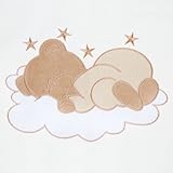 8-tlg. Bettsetpaket Sleeping Bear in beige inkl. Himmelstange, Decke und Kissen - 6