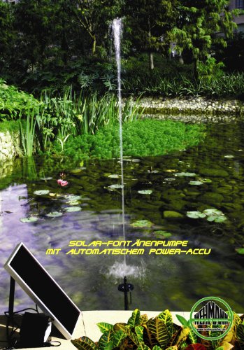 Poweraccu Solar-Springbrunnenpumpe mit Beleuchtung und Memory-Funktion !!! - 2