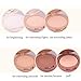 Makeup Powder Contour Kit, Tinabless 5 Colours Shimmer Compact Bronzer and Hightlighter Powder Pressed Face Powder Foundation Make Up Palette