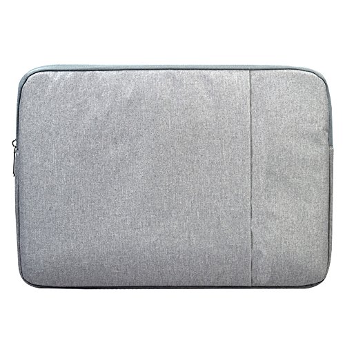 Lebensein Laptoptasche Schutzhülle für 15-15,4 Zoll Laptops Ultrabooks, 38cm Laptophülle Speziell für 15,4" MacBook Pro, Stoßfest, Wasserresistent und Strapazierfähig, Grau