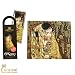 Produktbild CARMANI - Brillen-Mikrofaser-Reinigungstuch für Brillen, Kameraobjektiv, Handys, CD / DVD, Computer, Tabletten, Laptops, Teleskop und LCD-Bildschirme mit Gustav Klimt "Der Kuss"
