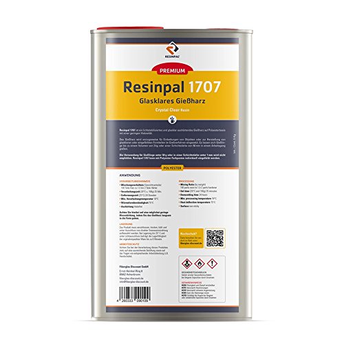 Preisvergleich Produktbild 10 kg Gießharz Resinpal 1707 + 200 g Härter