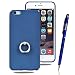 Produktbild iPhone 6 Plus / iPhone 6S Plus Hülle, Yokata PC Hart Case Gefrostet Plastik mit Ring Fingerhalterung Kickstand Holder Support Schale Dünn Case Schutzhülle Protective Cover + 1 x Kapazitive Feder