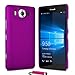 Price comparison product image Armour Slim Hard Case Shell Cover For Microsoft Lumia 950 + Screen Protector + Stylus (Pink)