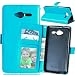 Produktbild Nancen ZTE Beade L3 Lederhülle Neu Style Acht Farbe Weich PU Flip Case Ledertasche / Schutz Etui, Einfach Vintage Kollektion Karten Slot Foto Wallet Hülle Handy Tasche Zubehör