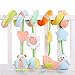 Produktbild LINAG Baby Mobiles Babybett Cute Musik Suspension Plüsch Aktivität Kinderbett Aufhängen Sleeping Soft Toys Baby Spiralwickel Krippe Mobile Bett Kinderwagen Hängebett Krippenbett Geburtstagsgeschenk Tuch Gym , yellow