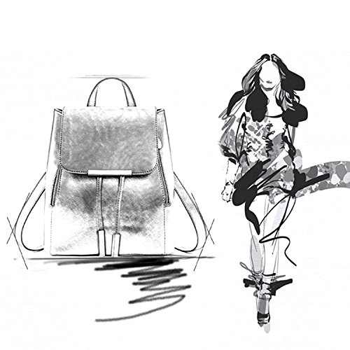 Rucksackhandtaschen SEARCHALL student pu - leder schoolbag mini - frauen reisen rucksack umh  ngetasche rucksack  schwarz 