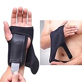 Soporte de muñeca con férula, KIROLAK Estiramientos de artritis Strain Hand Brace con Splint extraíble para la seguridad y la recuperación del deporte - Muñeca izquierda