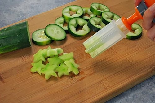 Anokay Keksausstecher Obst Gemüse Ausstecher Ausstechformen für Dekoration von Salat Kuchen Keks Küche Zubehör - 8