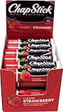 Chapstick Classic Strawberry Lipbalm SPF10 Pack of 24