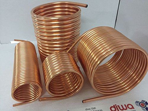 Spirale aus Kupferrohr 18x1mm weich aus 10m mit Ø ca. 31cm (Kupferrohrspirale) - 2