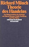 Image de Theorie des Handelns: Zur Rekonstruktion der Beiträge von Talcott Parsons, Emile Durkheim und Max W