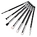 7Pcs Professional Makeup Eyeliner Eyeshadow Cosmetic Brushes Tool Kit Set (Black)