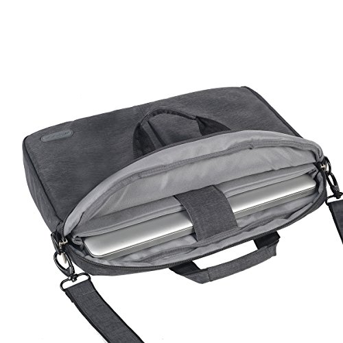 Arvok 15-16 Zoll Laptoptasche Aktentasche Schultertaschen Wasser-best  ndiger glatt Gewebe H  lle mit Griff   Gurt  Notebook Computer Ultrabook Messen