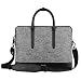 Produktbild Laptop Aktentaschen, XGUO 15 Zoll Laptop Tasche Filz Und Leder Hülle Für Surface Book MacBook Pro 15 Mit Touch Bar Dell XPS 15 Acer Chromebook 15 Asus ZenBook Pro Acer Aspire V15 Hülle Sleeve (15.4 Zoll, Gray and Black)