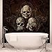 Produktbild Nicht Hören Sehen Totenkopf Alchemy - Wallsticker Warehouse - Fototapete - Tapete - Fotomural - Mural Wandbild - (978WM) - L - 152.5cm x 104cm - VLIES (EasyInstall) - 1 Piece