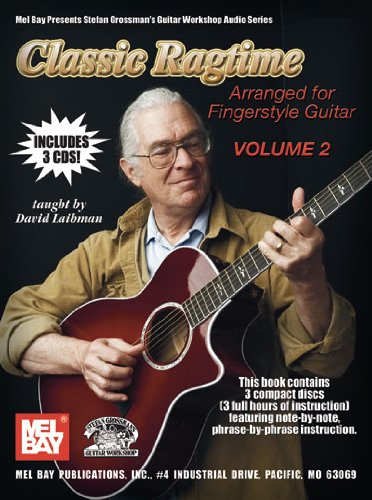 Classic Ragtime, Volume 2 [With 3 CDs] (Stefan Grossmans Guitar Workshop Audio Series)