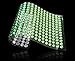 Produktbild Gelnägel 3 mm oder 1040pcs 6 mm Stahlblech Kristall Strass selbstklebend Gem Bling Diamant Stick auf Aufkleber, Auto Kristallhalskette Strasssteinherzen Scrapbooking Telefon 3mm, 6mm Light Green 6mm