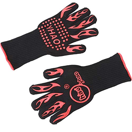 spécification Gants Industriels, Gants De Sécurité Au Poignet Pour Travaux, Extérieur, Jardinage, Barbecue, Température Élevée 400-600 °