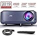 Produktbild Beamer 4500 Lumen Multimedia Full HD Video-Beamer unterstützt 1080P Full HD LED 50000 Stunden mit max 200" Display, Verbindung mit HDMI VGA SD USB AV Gerät, Heimkino Projektor