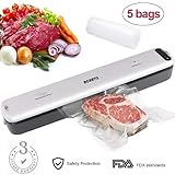 maquinas vacio segunda mano Compatiblilidad: Compatible con las bolsas de plástico de lados plegados y bages con líneas; No compatible con bages sin líneas y sin lado doblado; Propuesta utilice bolsas de plástico profesionales, de lo contrario, el dispositivo no funcionará correctamente. Si tiene alguna pregunta, comuníquese con nosotros por correo electrónico: amzsaleses01@emylord.com, nos esforzaremos para servirle. Este video de youtube muestra como utiliza este producto: http://bit.ly/2IMUEXh