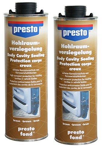 Preisvergleich Produktbild Presto Unterbodenschutz auf Wachsbasis braun 2x 1000ml 603277